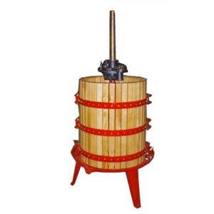 Prensa manual de vino de madera