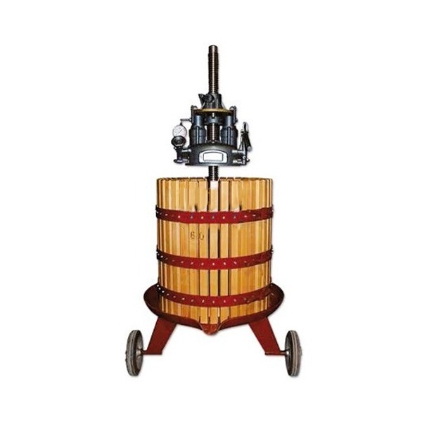 Prensa de vino hidráulica de madera 475kg INV VENMPREMAH-080